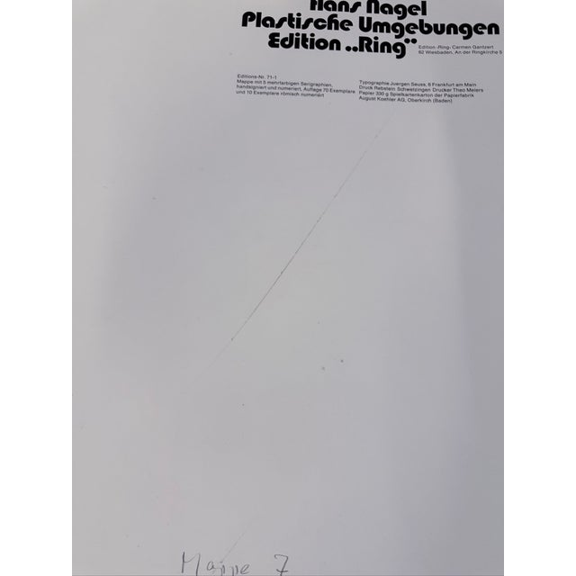 1970s Hans Nagel, Edition Ring, 1971, Serigraphs, Set of 5 For Sale - Image 5 of 18
