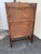 Early 20th Century Jacobean Revival Style Walnut Display China Cabinet For Sale - Image 10 of 14