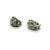 Metal 1990s Pair of John Hardy Estate Jaisalmer Belly Earrings with Omega Back 18k G Sterling Silver For Sale - Image 7 of 7
