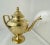 Vintage Mirror Finish Gold-Tone Tea Pot For Sale - Image 4 of 6