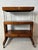 Original Art Deco rack or table in burr wood. Marked: Besway - England. Metamorphic piece of furniture. It can be...