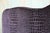Textile Vintage 1960s Attributed to Michael Taylor Designs Schiaperelli Sofa 121.5" Couch, Black Alligator For Sale - Image 7 of 13
