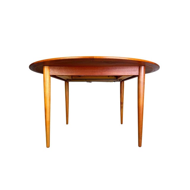 Brown Midcentury Table by Grete Jalk For Sale - Image 8 of 8