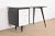 Wood Paul McCobb Planner Group Black and White Lacquered Writing Desk and Chair, Newly Refinished For Sale - Image 7 of 13