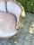 Pink 1950s French Louis XVI Pink Velvet Corner Settee For Sale - Image 8 of 16