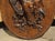 19th Century 19th Century French Oval Black Forest Game Plaque With Bark Trompe L’Oeil For Sale - Image 5 of 12