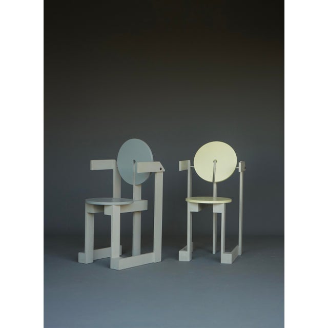 Wood Vintage Dining Chairs by Henk Lampe, 1979, Set of 2 For Sale - Image 7 of 17
