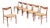 Teak Dining Chairs Glyngore by Arne Wahl Iversen, Denmark, 1960, Set of 6 For Sale