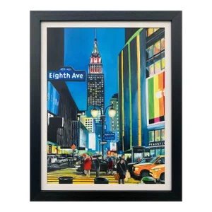 Angela Wakefield, Empire State Building Eighth Avenue New York City by Contemporary British Artist, 2020