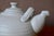 Large Danish White Ceramic Teapot in Scandinavian Bohemian Style For Sale - Image 9 of 11