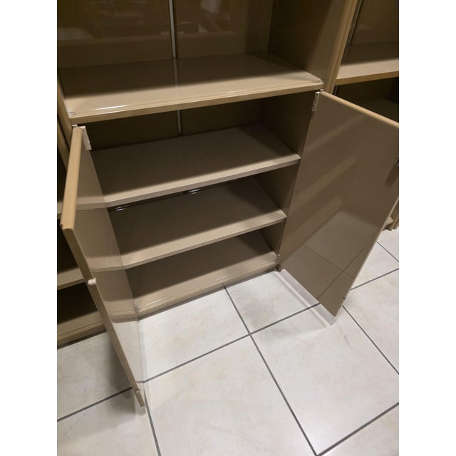 Wood Olinto Bookcase by Kazuhide Takahamafor B&B Italia / C&B Italia, 1970s, Set of 4 For Sale - Image 7 of 11