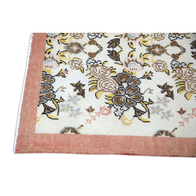 Turkish Vintage Turkish Rug 3'5" x 6'3" For Sale - Image 3 of 5
