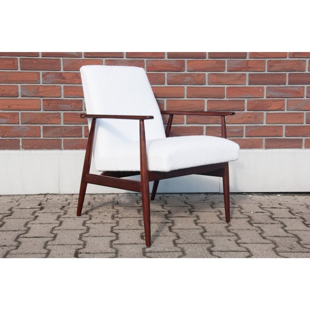 Brown Model 300-190 Armchair by H. Lis, Poland, 1960s For Sale - Image 8 of 8