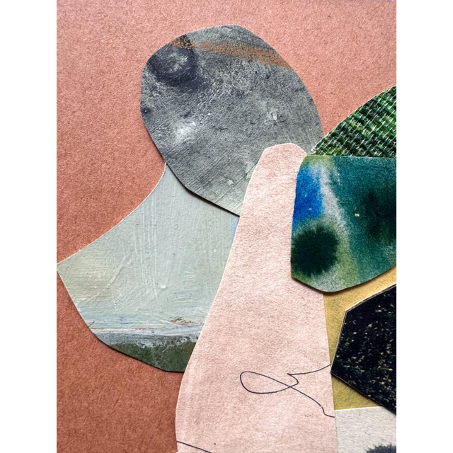 "New Directive 2" Original Mixed-Media Collage on Paper by Zac Woodiel For Sale - Image 4 of 8