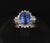Metal Late 20th Century Fine 2.72ct Gia Ceylon Sapphire & 0.55ct Diamond Platinum Ring Size 6.75 For Sale - Image 7 of 18