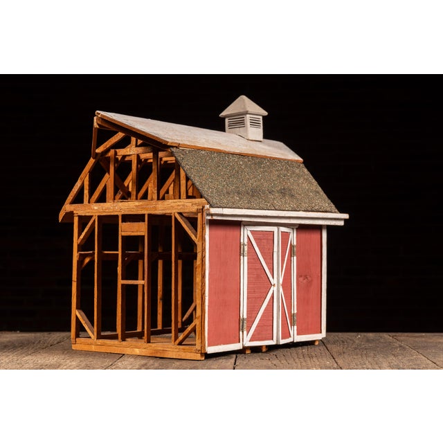 1930s Vintage Barn Architectural Model/Salesman Sample For Sale - Image 5 of 6