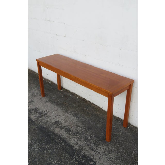 Interform Collection Danish Modern Long Library Console Table 6273 For Sale - Image 12 of 15