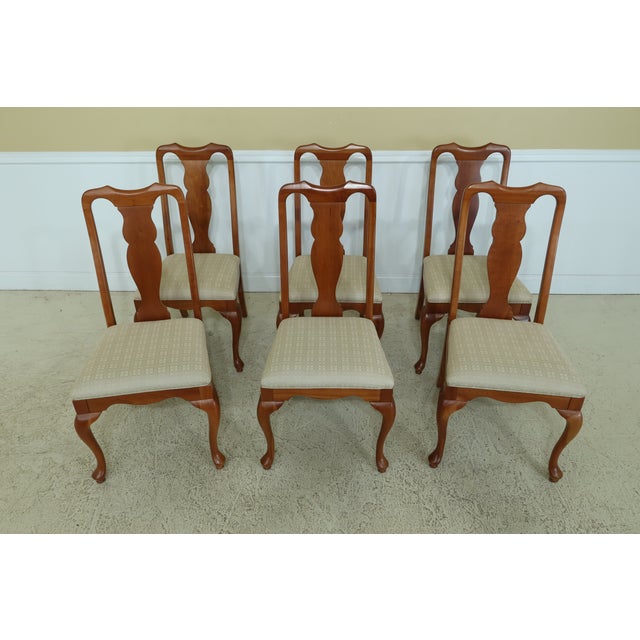 Set of 6 Harden Queen Anne Dining Room Chairs Chairish