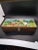Beautiful Vintage H. E. Stiles Product Wood Box With Farm Scene