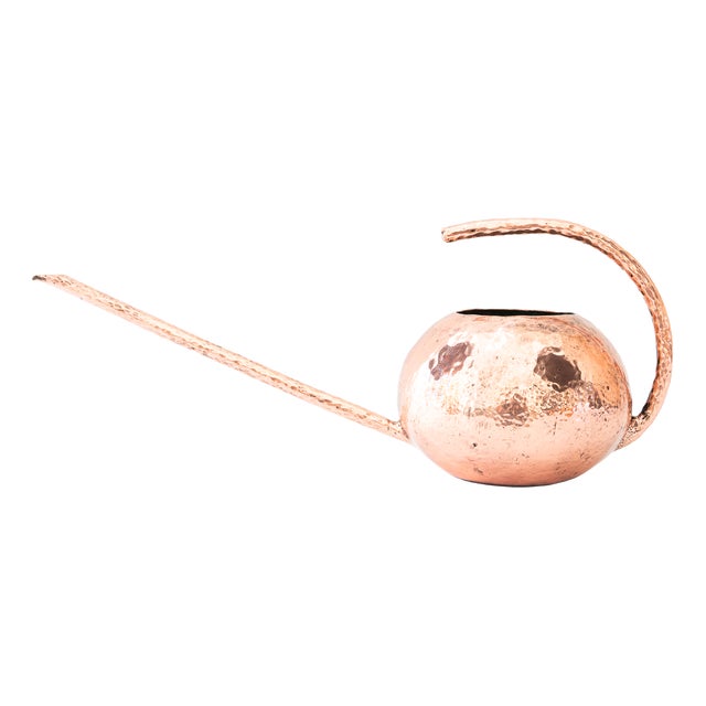 Art Deco Hammered Copper Can, 1920s For Sale