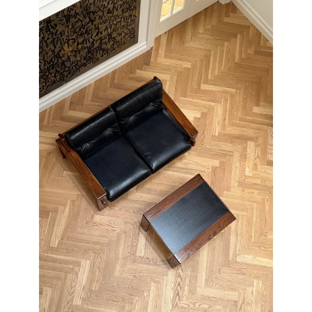 Esko Pajamies Esko Pajamies for Asko, "Bonanza" Settee & Side Table, 1960s (Set) For Sale - Image 4 of 13