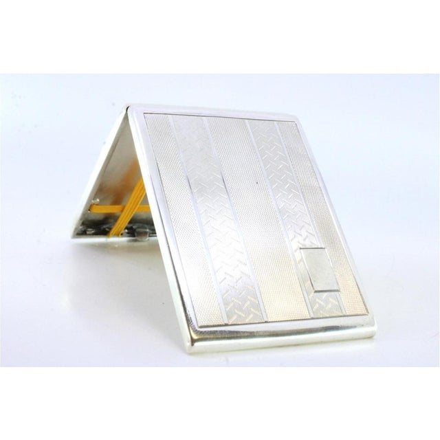 Guilloche Silver Cigarette Case, in Very Good conditions. Designed from 2000 This piece has an attribution mark, I am sure...