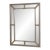 Basset Rectangular Silver Multi Panel Mirror For Sale