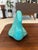 Teal Vintage Teal Ceramic Swan Towel or Washcloth Holder For Sale - Image 8 of 8