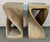 Late 20th Century Organic Modern Hand-Carved Sculptural Wood Side Tables For Sale - Image 4 of 10