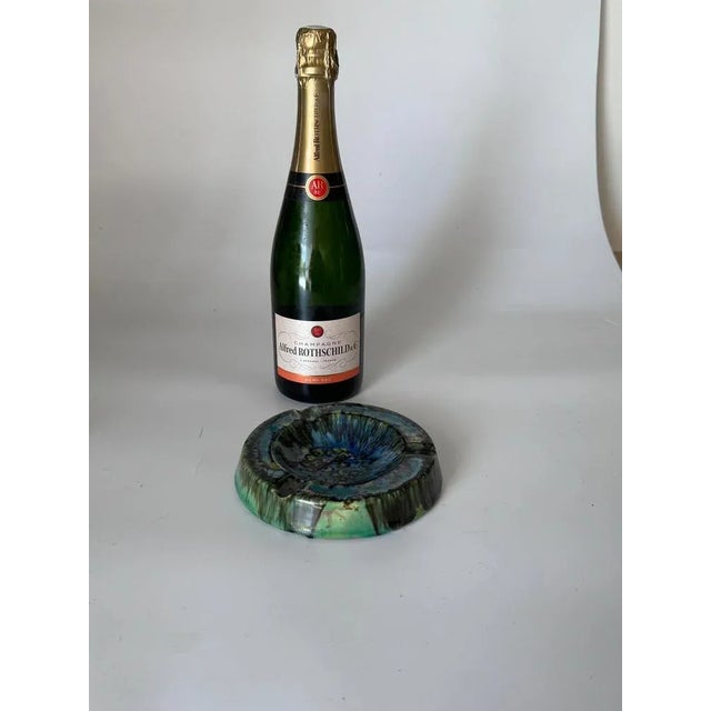 Ceramic Vide Poche from Keraluc Quinper 1960 Multicolor Color, Rond Shape