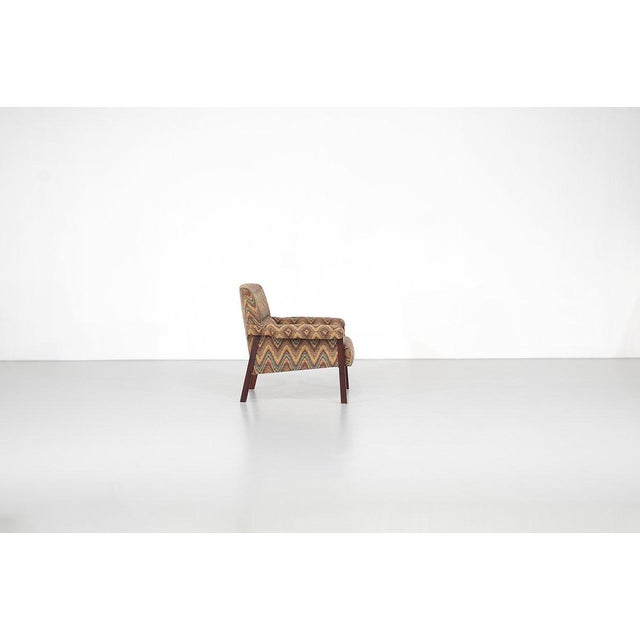 Armchair in Fabric and Wood, Italy, 1960s For Sale - Image 13 of 16