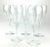 Mid-Century Modern Vintage French Christofle Iriana Wine Glasses Set of 5 For Sale - Image 3 of 12