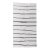White Black Striped Hemp Kilim Rug - 5`7" X 11`2" For Sale