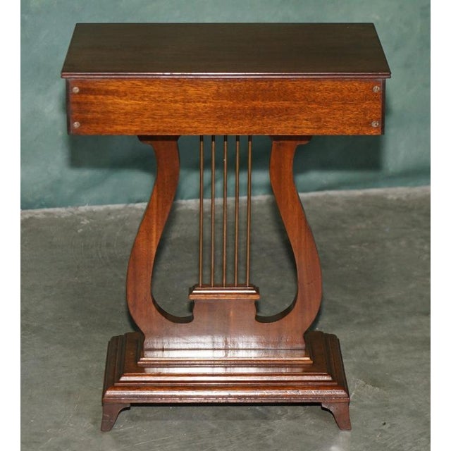 Regency Style Hardwood Kyre Form Side Tables, Set of 2 For Sale - Image 12 of 18