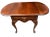 Wood Solid Cherry Wood Drop Leaf Queen Anne Side Table by American Drew - Vintage Late 20th Century For Sale - Image 7 of 7