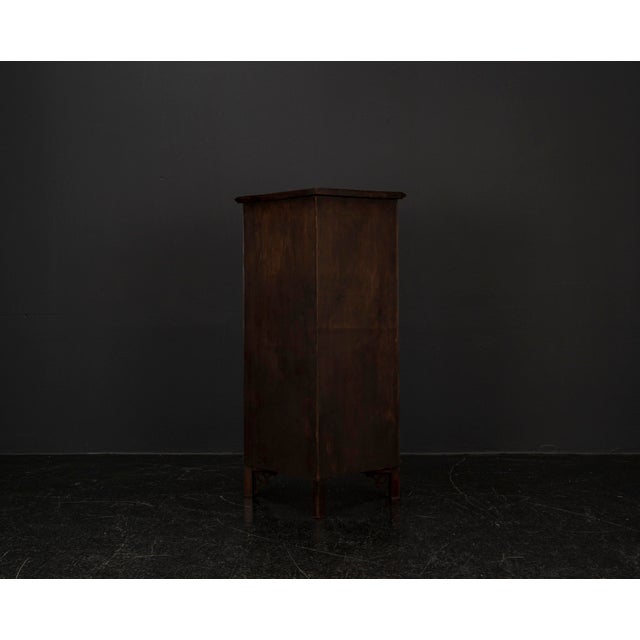 Three-Tier Corner Shelf with Ornamental Kymation Molding, 1920s For Sale - Image 9 of 18