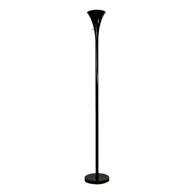 1970’s Mid-Century Modern Sculptural Trumpet Tulip Floor Lamp For Sale