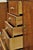 Vintage Henredon French Louis XV Style Banded Walnut Tall Chest Dresser For Sale - Image 9 of 12