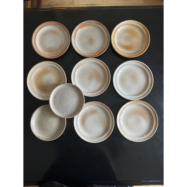 Flat Plates from Grès Du Marais, 1970s, Set of 10 For Sale - Image 12 of 12
