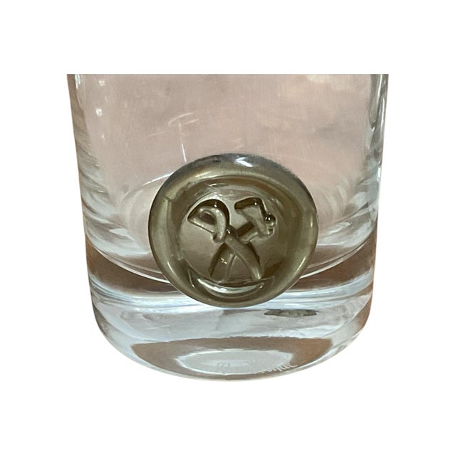1960s 1960s Discontinued Vintage Set of 11 Rosenthal Studio Line Crystal “Pirate” 8 Highball 3 Beer Glasses For Sale - Image 5 of 8