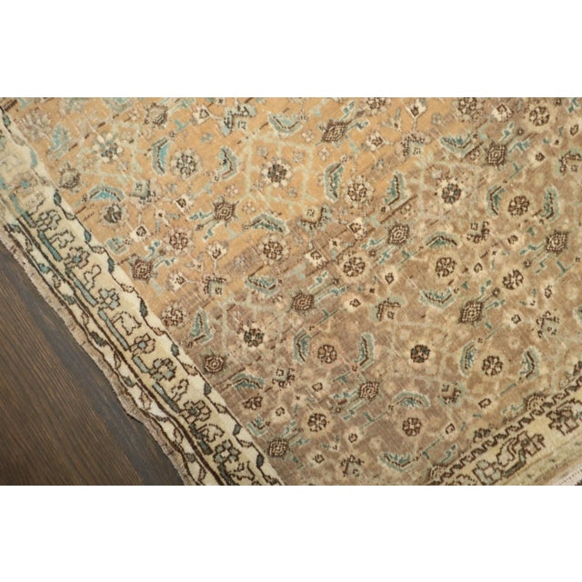 Mid 20th Century Bidjar Mini Square Rug no. j5138 For Sale - Image 5 of 5
