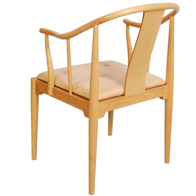 China Chair in Cherrywood by Hans Wegner, 1990s For Sale - Image 11 of 15