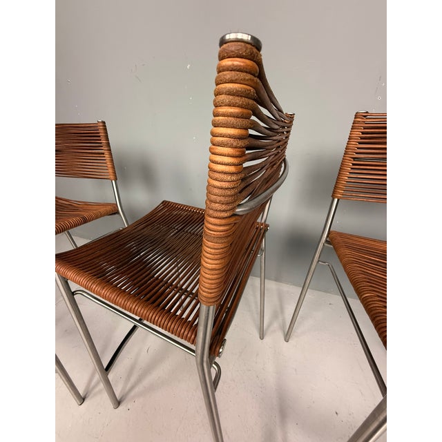 Miss B Bar Stools by Tito Agnoli, Italy, 1997, Set of 3 For Sale - Image 13 of 18