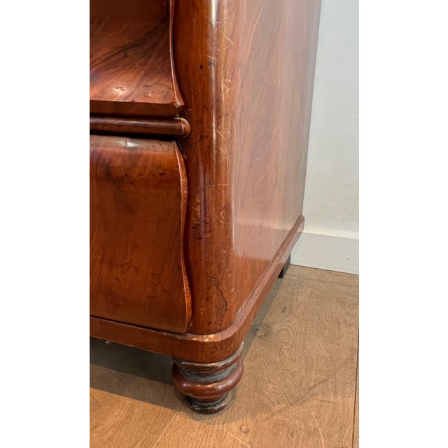 Louis-philippe Chest of Drawers in Flamed Mahogany For Sale - Image 11 of 12