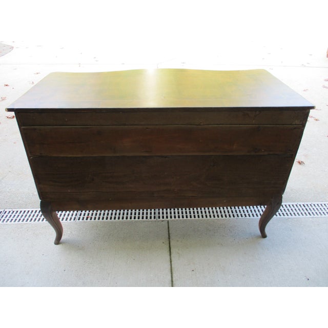 Antique Italian Style Two Drawer Chest or Large Commode For Sale - Image 4 of 12