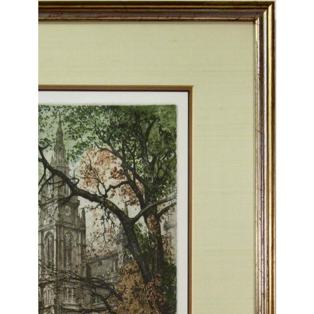 Josef Eidenberger Rathaus In Vienna C. 1960 Original Print For Sale In San Francisco - Image 6 of 6