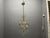 Crystal Beaded Light Pendant with Light Blue Murano Glass Tear Drops, 1960s For Sale - Image 10 of 13