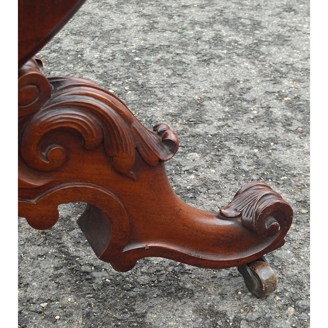 Refinished William IV Figured Mahogany Sutherland Center Table/Breakfast Table, C. 1830s For Sale - Image 13 of 14