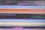 A 1970s acrylic on canvas painting by the American artist Halim Scott (1925-1997). This abstract work depicts stripes of...