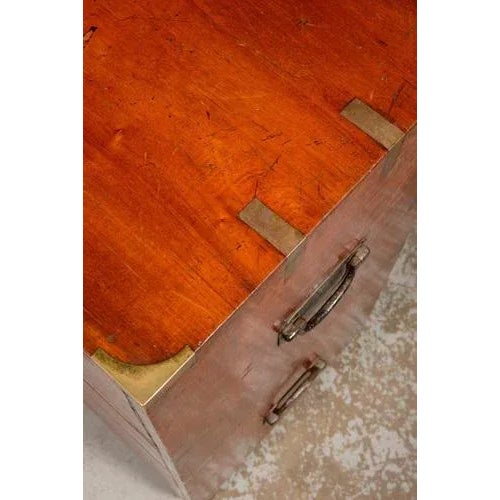 Anglo Indian Teak Secretaire, 1870 For Sale - Image 10 of 12